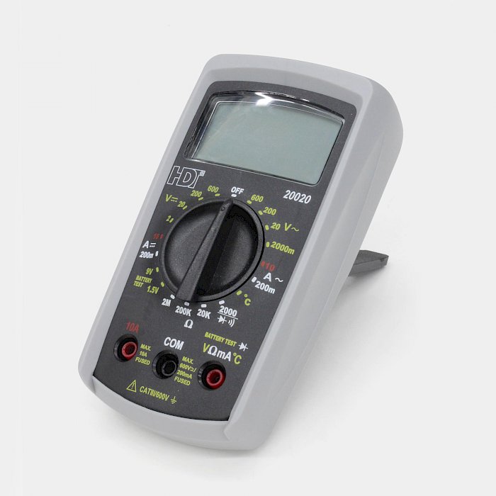 Digitales Multimeter mit manueller Messbereichswahl