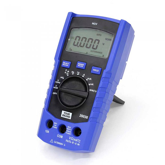 Digitales Multimeter mit automatischer Messbereichswahl und TRMS (1000 V)