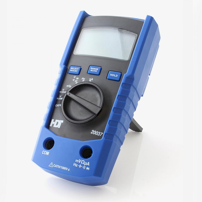 Digital multimeter autorange and TRMS (1000 V), CAT IV 1000 V